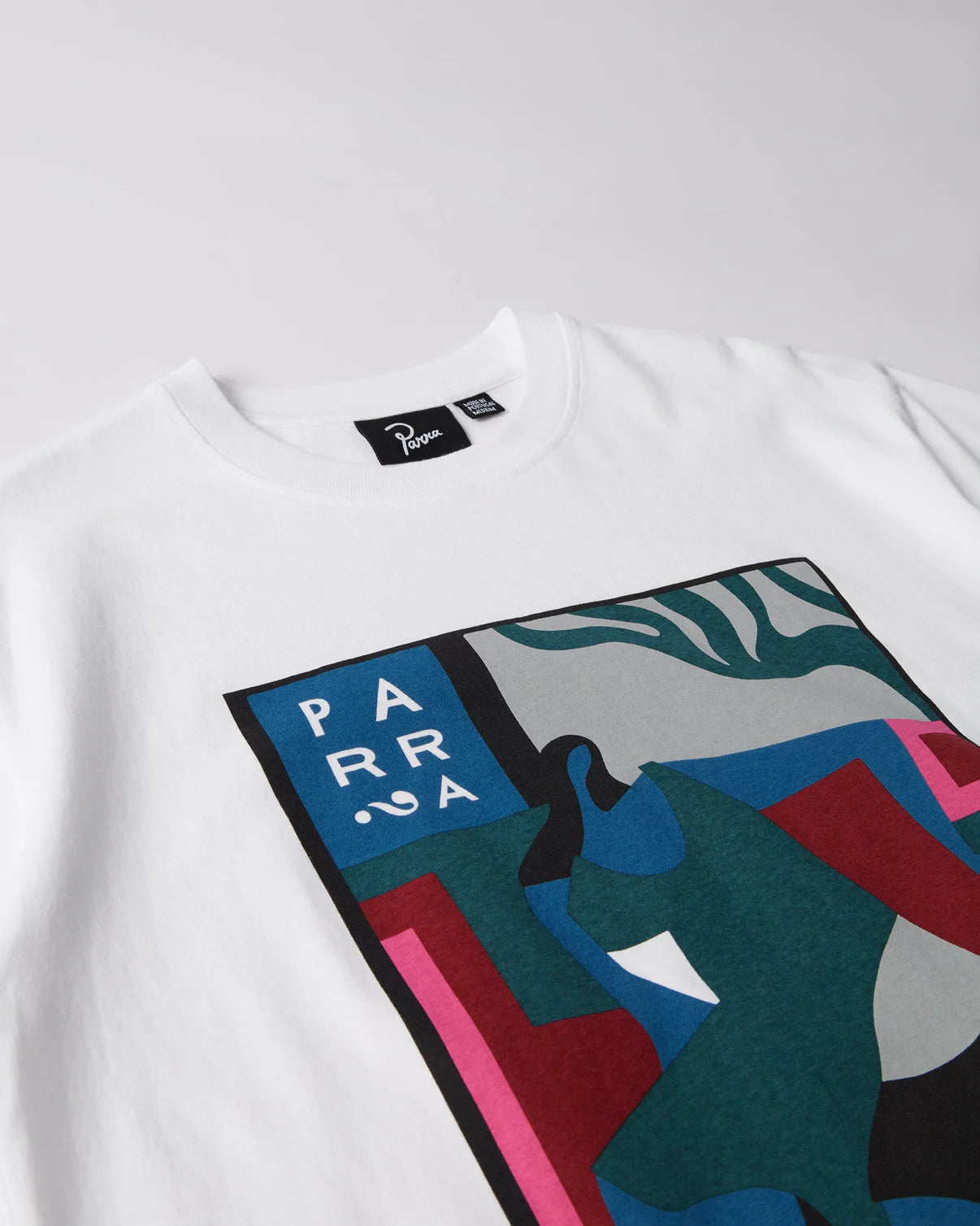 【by Parra - バイパラ】LEAVING NOW T-SHIRT / WHITE (Tシャツ/ホワイト)