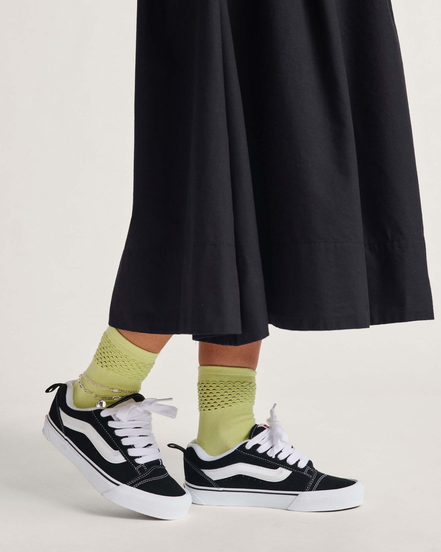 【VANS - ヴァンズ】 Knu SKool / BLACK (スニーカー/ブラック)