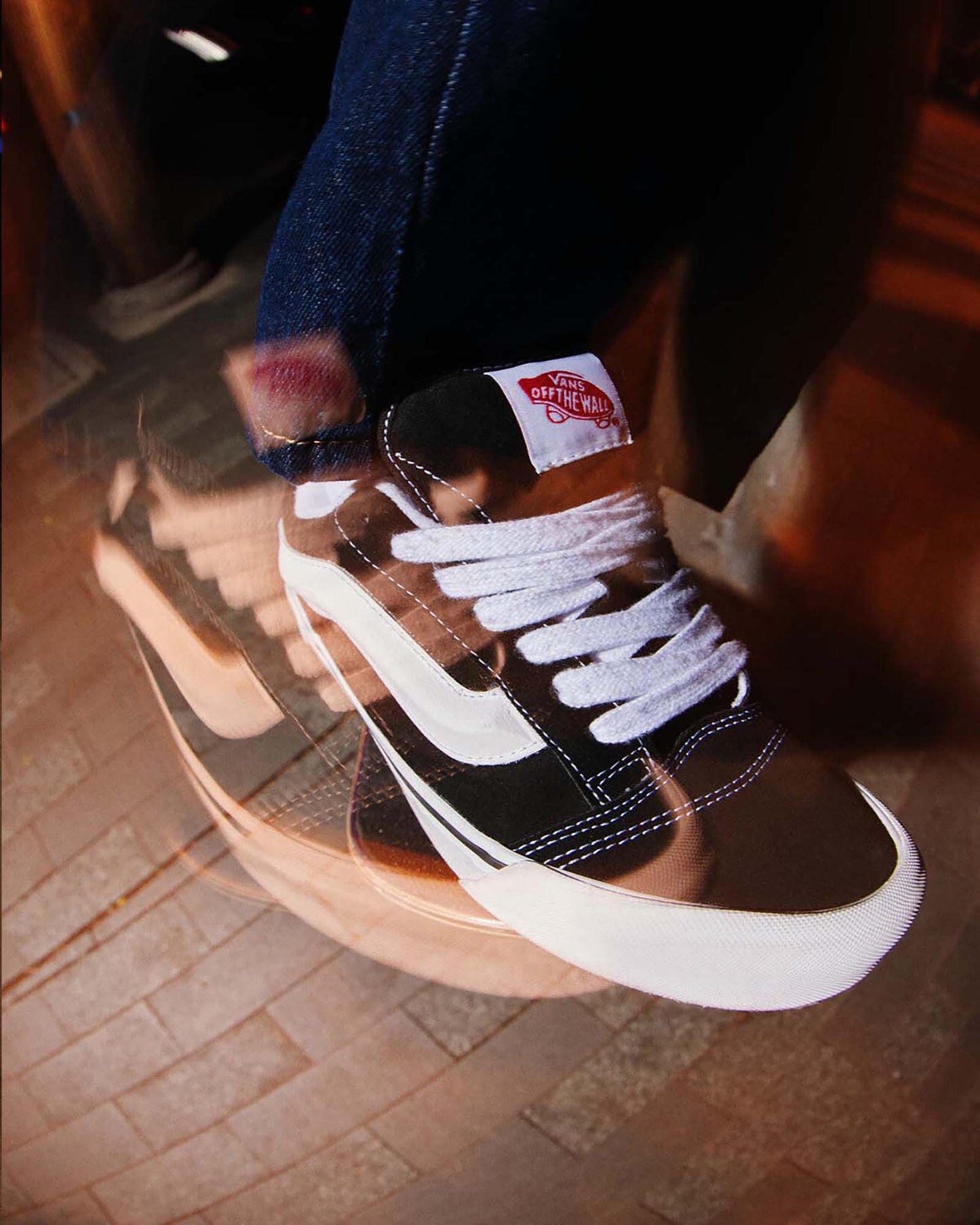 【VANS - ヴァンズ】 Knu SKool / BLACK (スニーカー/ブラック)
