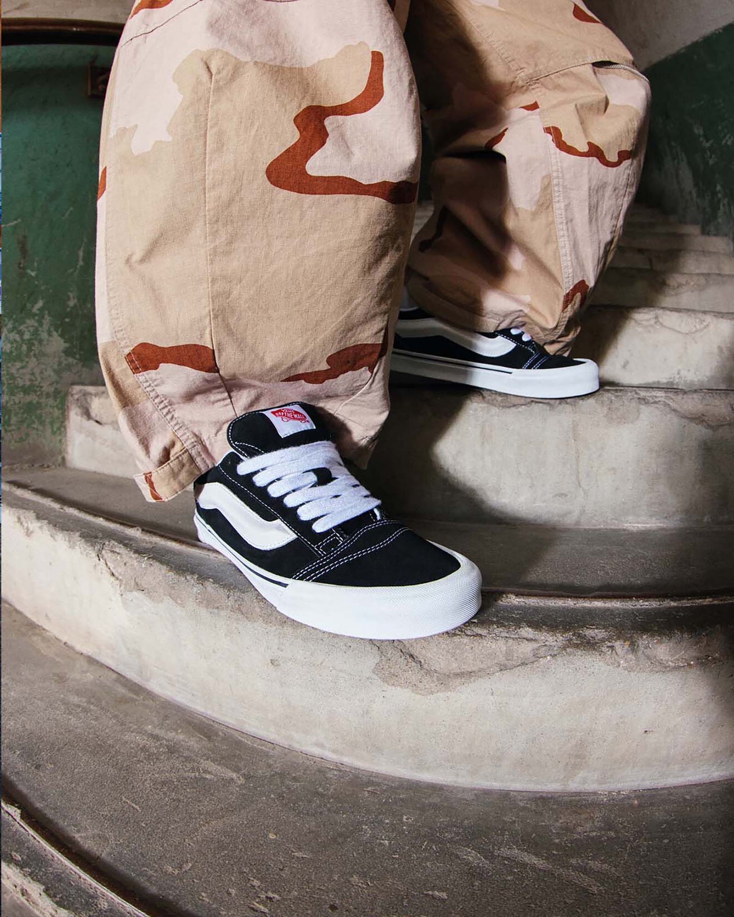 【VANS - ヴァンズ】 Knu SKool / BLACK (スニーカー/ブラック)