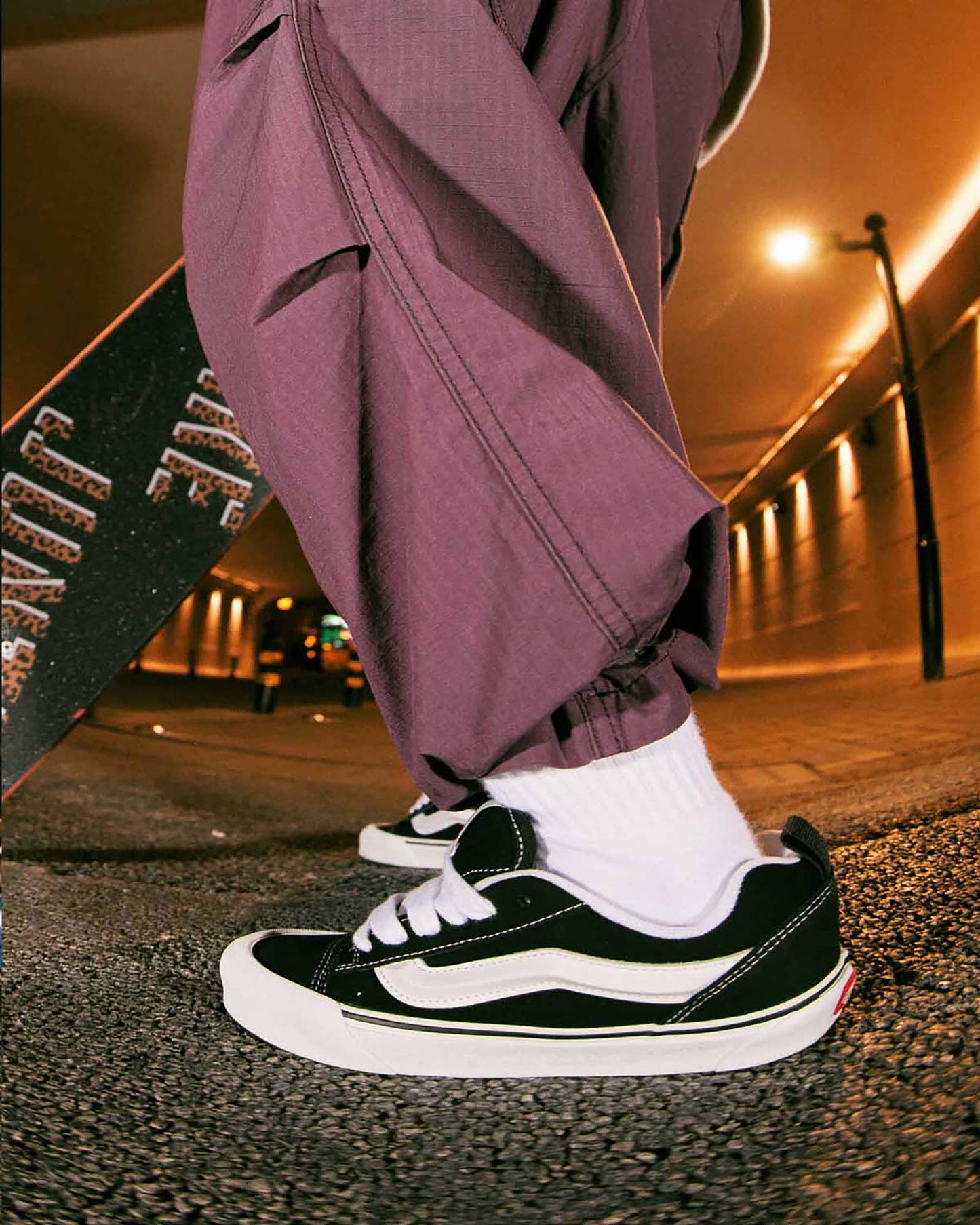 【VANS - ヴァンズ】 Knu SKool / BLACK (スニーカー/ブラック)