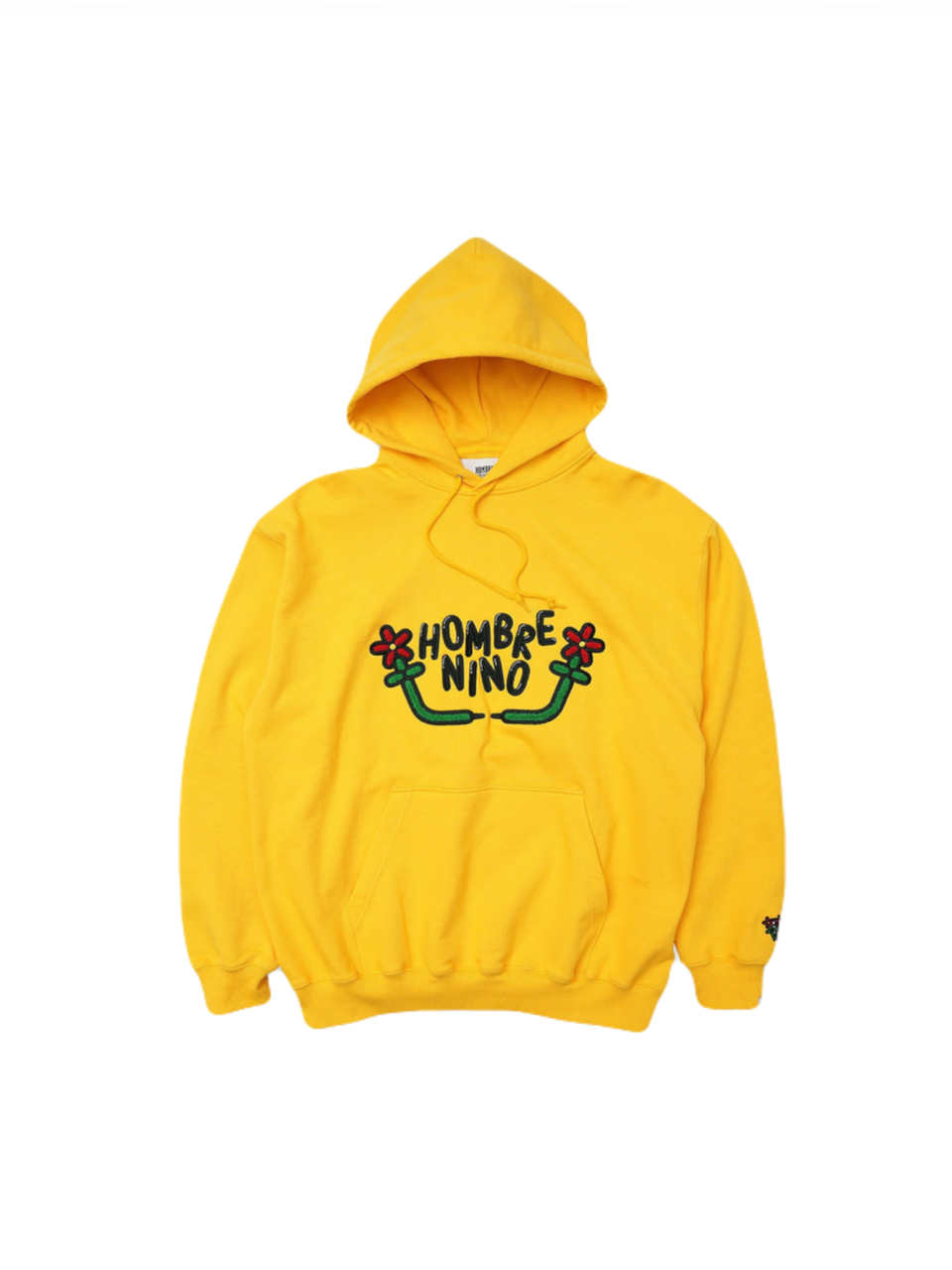 【Hombre Nino - オンブレニーニョ】PULLOVER HOODIE BALLOON FLOWERS (パーカー/イエロー)