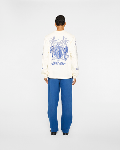 【Billionaire Boys Club-ビリオネアボーイズクラブ】 BB GRAVITY LS T-SHIRT / WINTER WHITE (ロンT/ウィンターホワイト)
