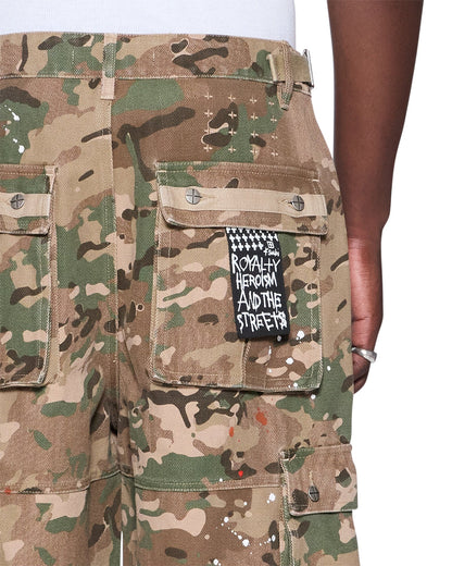 【KSUBI - スビ】TROOPER CARGO SHORT WOODLAND / GREEN (ショーツ/グリーン)