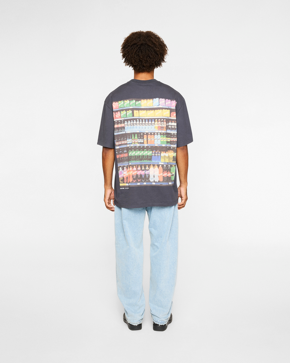 【ICE CREAM - アイスクリーム】AISLE CLOSED OVERSIZED T-SHIRT / CHARCOAL ART (Tシャツ/チャコールアート)