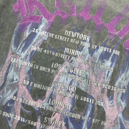 【KSUBI - スビ】FALLEN EKCESS SS TEE CHARCOAL / CHARCOAL (Tシャツ/チャコール)