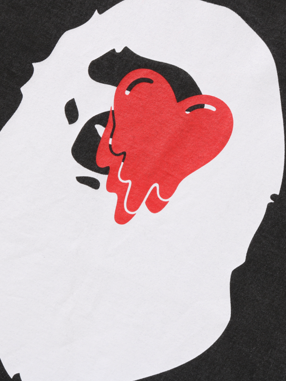 【EMOTIONALLY UNAVAILABLE - エモーショナリー アンアベイラブル】EU BAPE FACE SS TEE BLACK (Tシャツ/ブラック)