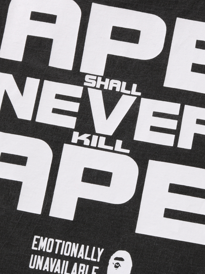 【EMOTIONALLY UNAVAILABLE - エモーショナリー アンアベイラブル】EU BAPE FACE SS TEE BLACK (Tシャツ/ブラック)