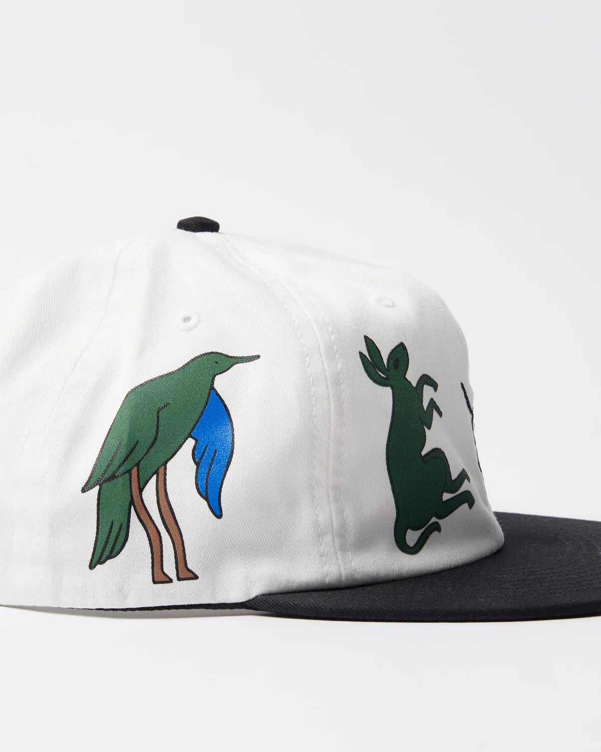 【by Parra - バイパラ】ANIMAL STYLE 6 PANEL HAT  / WHITE (キャップ/ホワイト)