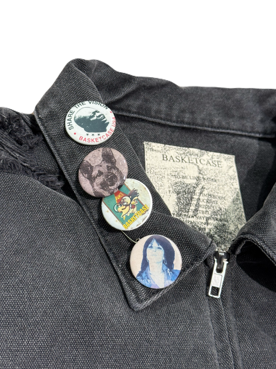 【BASKETCASE  - バスケットケース】CHARMS WORK JACKET / VINTAGE BLACK (ジャケット/ヴィンテージブラック)