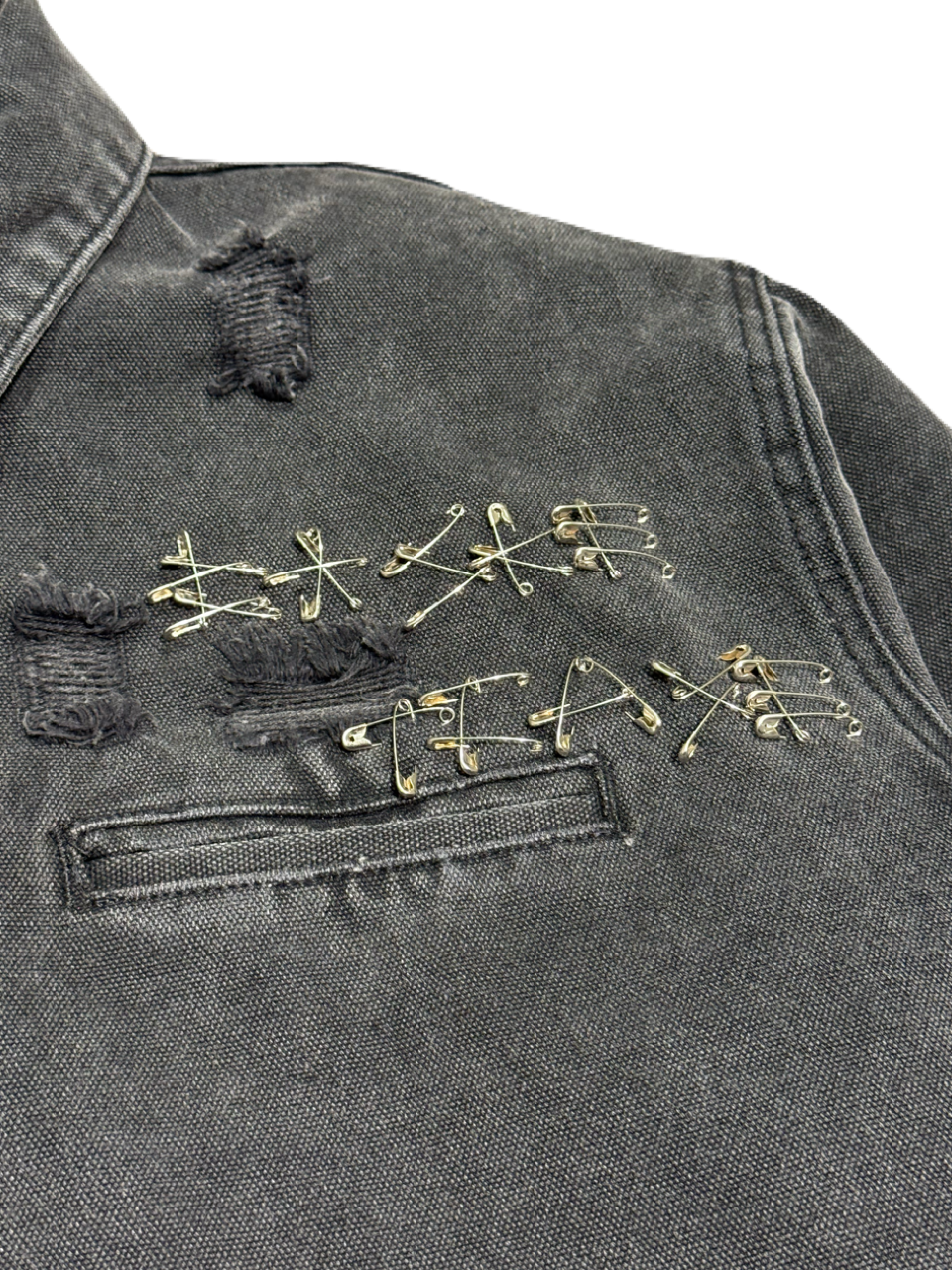【BASKETCASE  - バスケットケース】CHARMS WORK JACKET / VINTAGE BLACK (ジャケット/ヴィンテージブラック)
