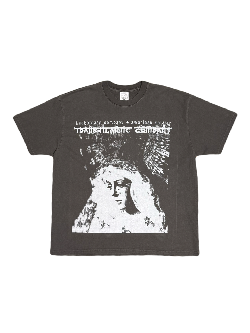 【BASKETCASE  - バスケットケース】AVE MARIA TEE / VINTAGE BLACK (Tシャツ/ヴィンテージブラック)