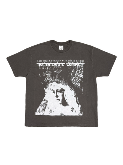 【BASKETCASE  - バスケットケース】AVE MARIA TEE / VINTAGE BLACK (Tシャツ/ヴィンテージブラック)