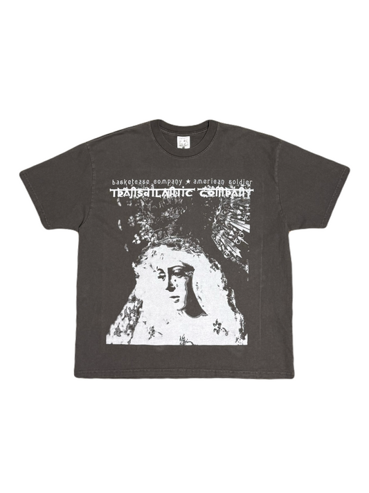 【BASKETCASE  - バスケットケース】AVE MARIA TEE / VINTAGE BLACK (Tシャツ/ヴィンテージブラック)