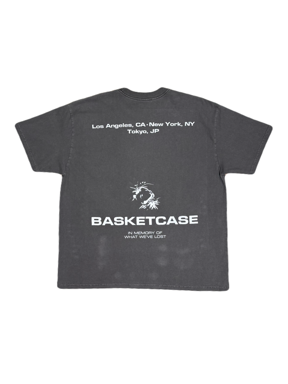 【BASKETCASE  - バスケットケース】AVE MARIA TEE / VINTAGE BLACK (Tシャツ/ヴィンテージブラック)