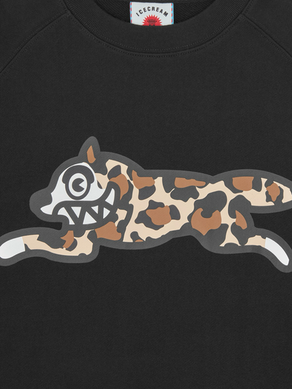 【ICE CREAM - アイスクリーム】 RUNNING DOG CREWNECK / BLACK (スウェット /ブラック)