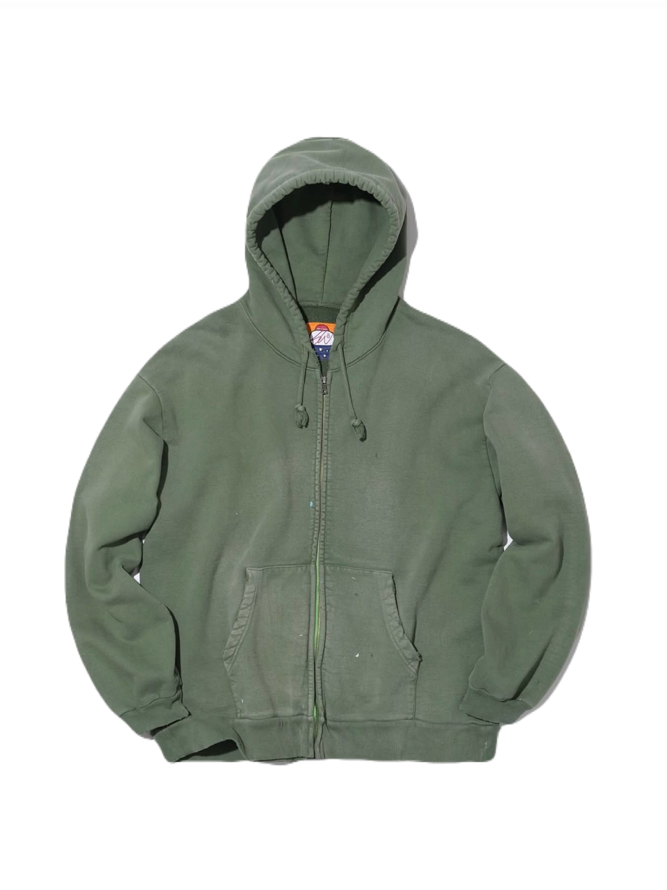 【SWJP - エスダブリュージェイピー】SWJP ZIP UP HOODIE / GREEN (フーディ/ブリーン)