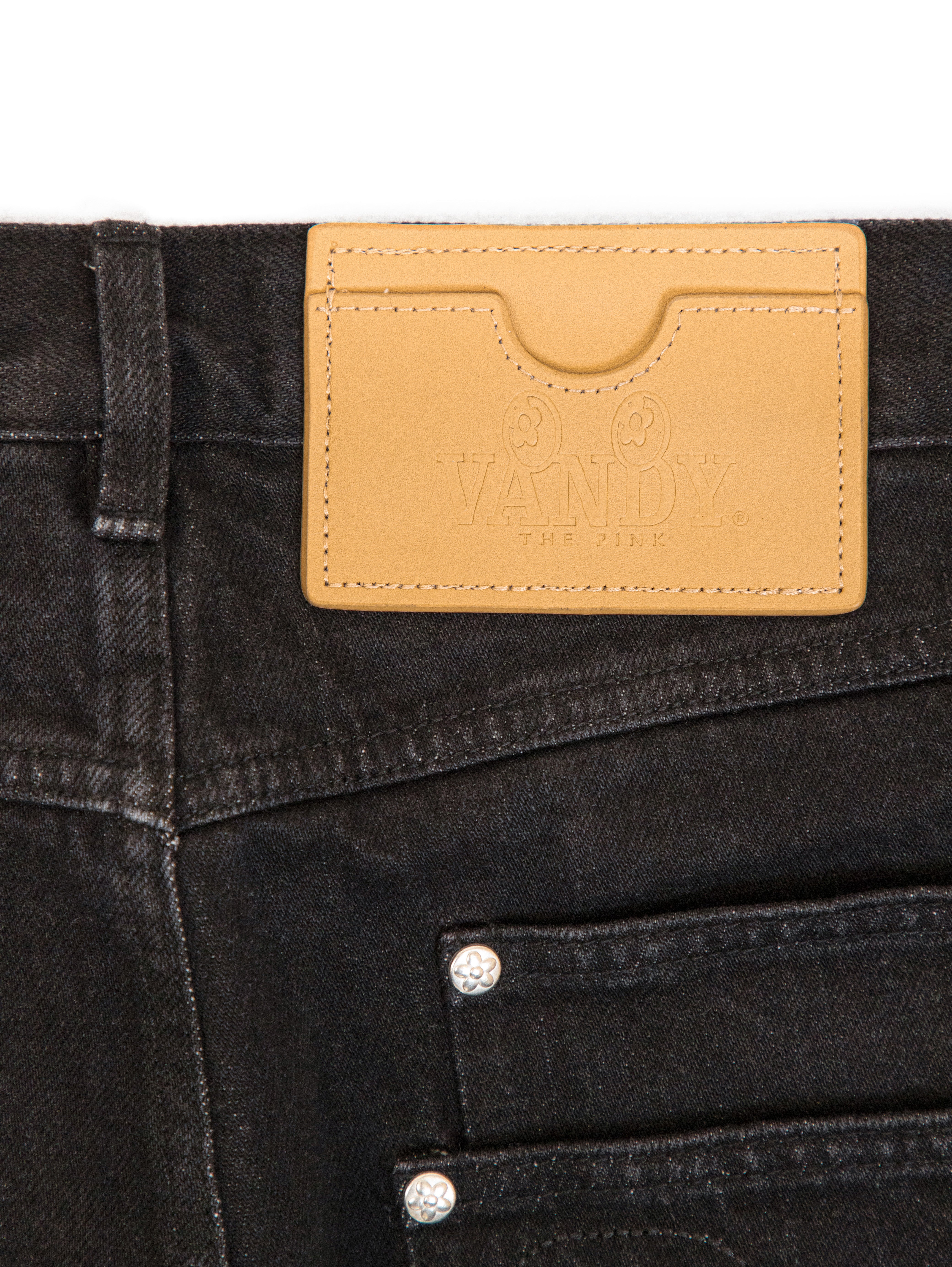 VANDY THE PINK - ヴァンディー・ザ・ピンク】COTTON TWILL STUD PANTS