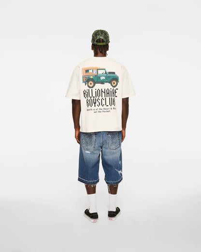 【Billionaire Boys Club-ビリオネアボーイズクラブ】 BB WILD BOXY FIT T-SHIRT / WHISPER WHITE (Tシャツ/ウィスパーホワイト)