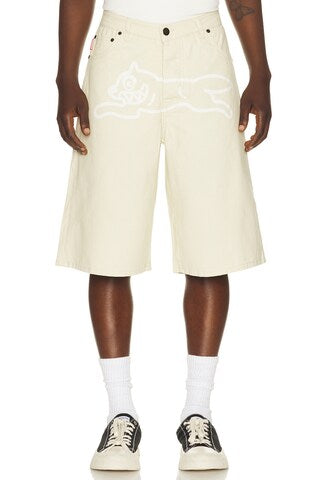 【ICE CREAM - アイスクリーム】CHOCO DOUBLE KNEE CARPENTER SHORTS / ANTIQUE WHITE (パンツ/アンティークホワイト)