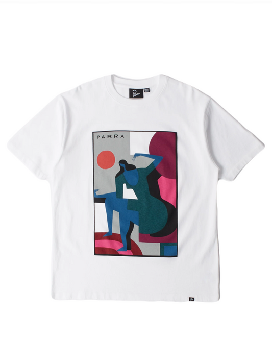 【by Parra - バイパラ】BALL TO THE FACE T-SHIRT / WHITE (Tシャツ/ホワイト)