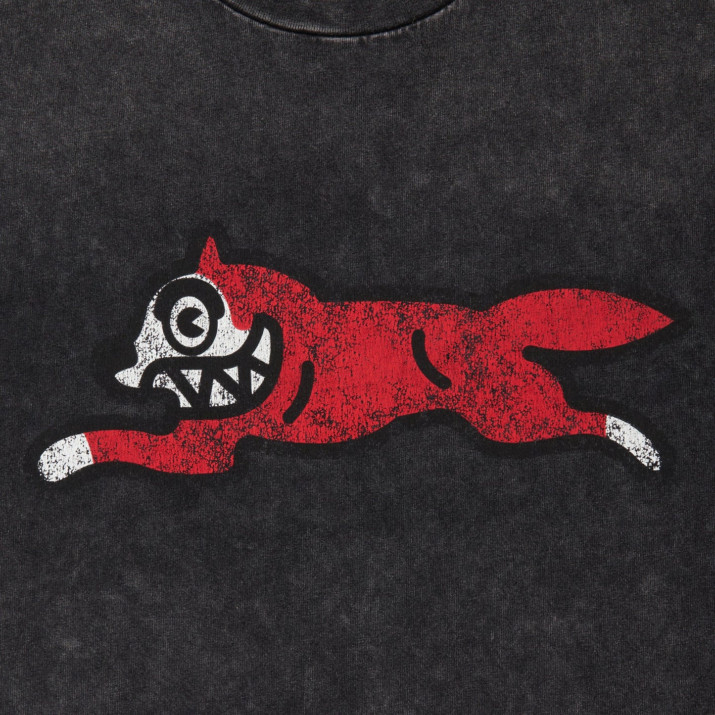 【ICE CREAM - アイスクリーム】DAMAGE COTTON T-SHIRT / BLACK (S/S/ブラック)