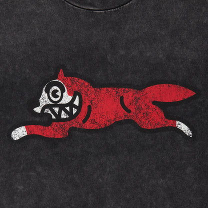 【ICE CREAM - アイスクリーム】DAMAGE COTTON T-SHIRT / BLACK (S/S/ブラック)