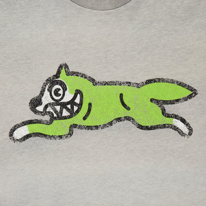 【ICE CREAM - アイスクリーム】DAMAGE COTTON T-SHIRT / GRAY (S/S/グレー)