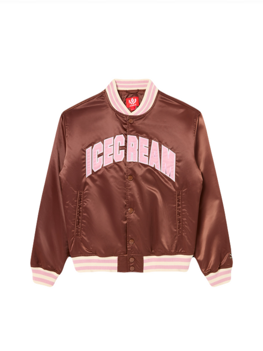 【ICE CREAM - アイスクリーム】ICE UNIVERSITY JACKET/BROWN  (ジャケット/ブラウン)