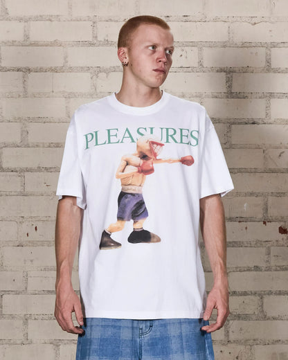 【PLEASURES - プレジャーズ】ANIMALS T-SHIRT / WHITE (Tシャツ/ホワイト)