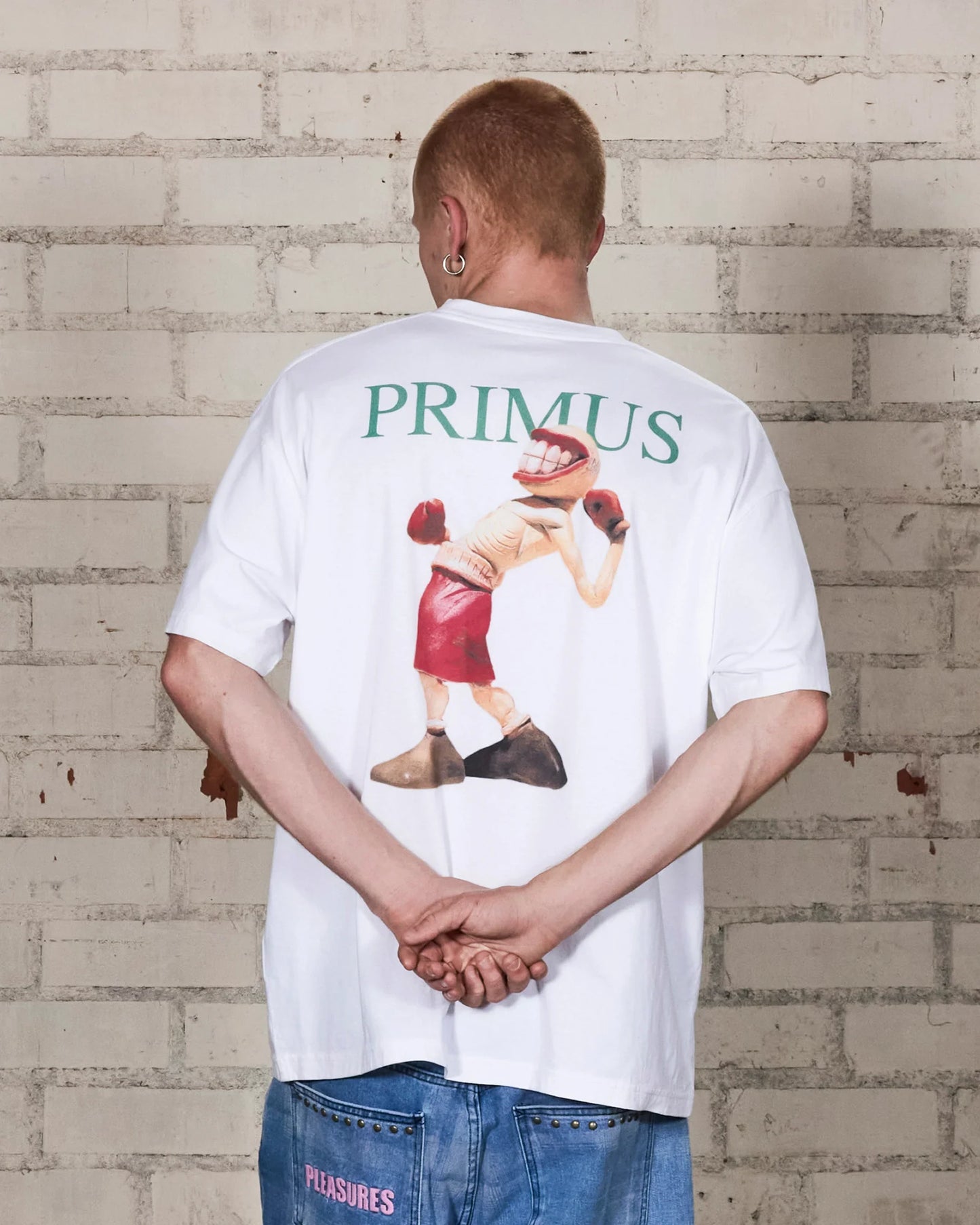 【PLEASURES - プレジャーズ】ANIMALS T-SHIRT / WHITE (Tシャツ/ホワイト)