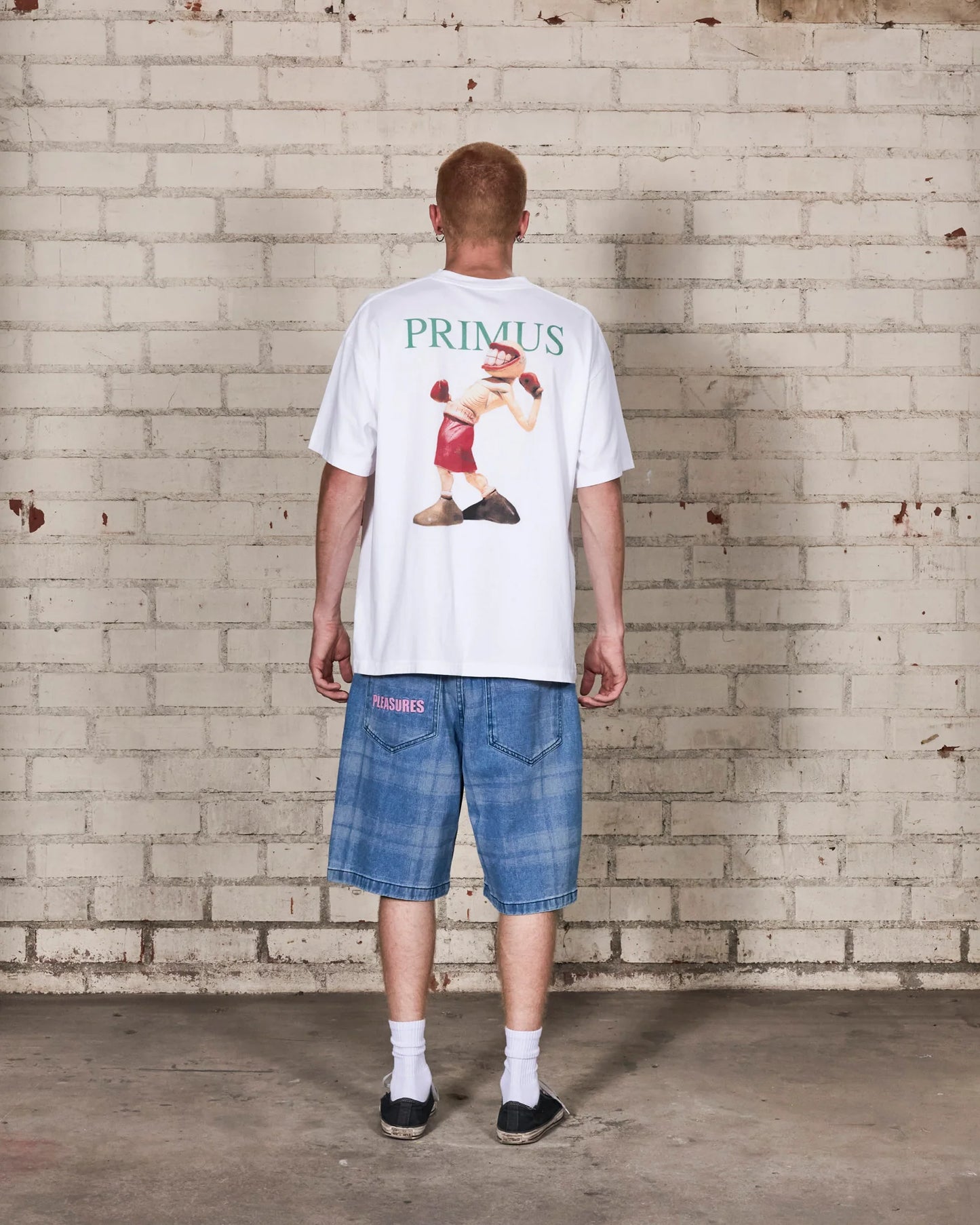 【PLEASURES - プレジャーズ】ANIMALS T-SHIRT / WHITE (Tシャツ/ホワイト)