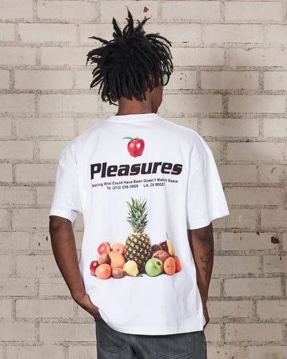 【PLEASURES - プレジャーズ】DELIVERY T-SHIRT / WHITE (Tシャツ/ホワイト)