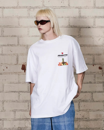 【PLEASURES - プレジャーズ】DELIVERY T-SHIRT / WHITE (Tシャツ/ホワイト)