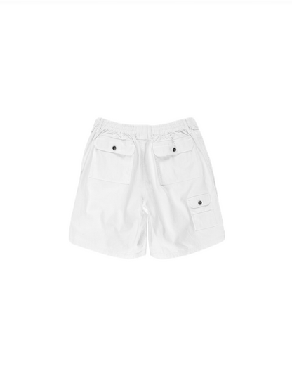 【POP TRADING COMPANY - ポップ トレーディング カンパニー】POCKET SHORT / WHITE (ショーツ/ホワイト)