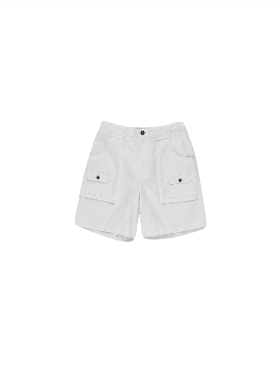 【POP TRADING COMPANY - ポップ トレーディング カンパニー】POCKET SHORT / WHITE (ショーツ/ホワイト)