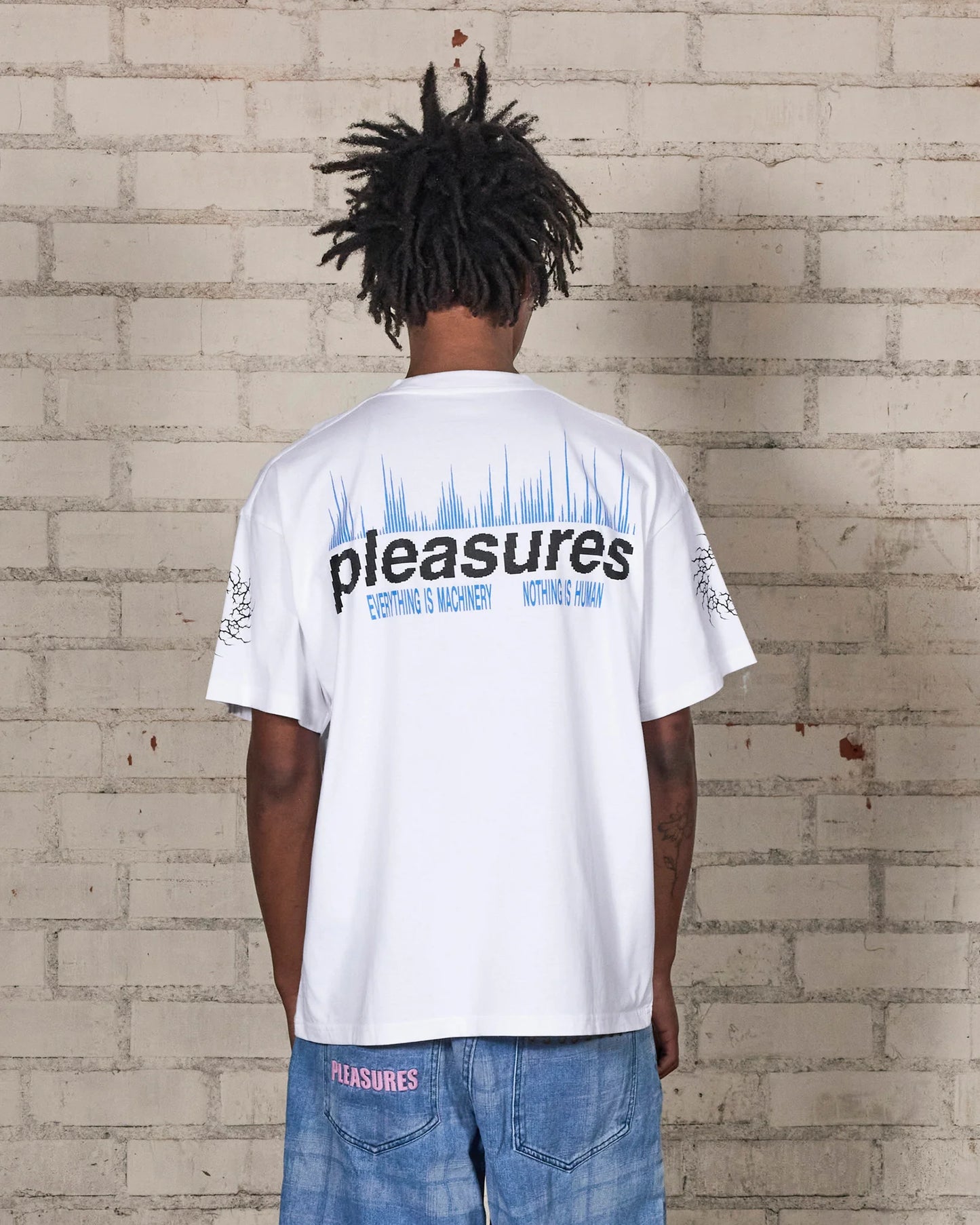 【PLEASURES - プレジャーズ】ROTATION T-SHIRT / WHITE (Tシャツ/ホワイト)
