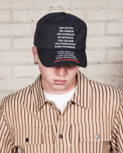 【PLEASURES - プレジャーズ】ATMOSPHERE SNAPBACK / BLACK (キャップ/ブラック)