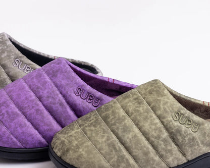 【ANACHRONORM - アナクロノーム】ANSB001 SUBU×ANACHRONORM DIRTPAINT NYLON SANDAL / PURPLE (サンダル/パープル)