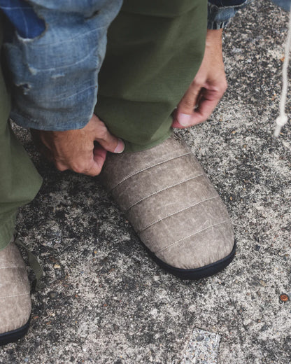 【ANACHRONORM - アナクロノーム】ANSB001 SUBU×ANACHRONORM DIRTPAINT NYLON SANDAL / BWIGE (サンダル/ベージュ)