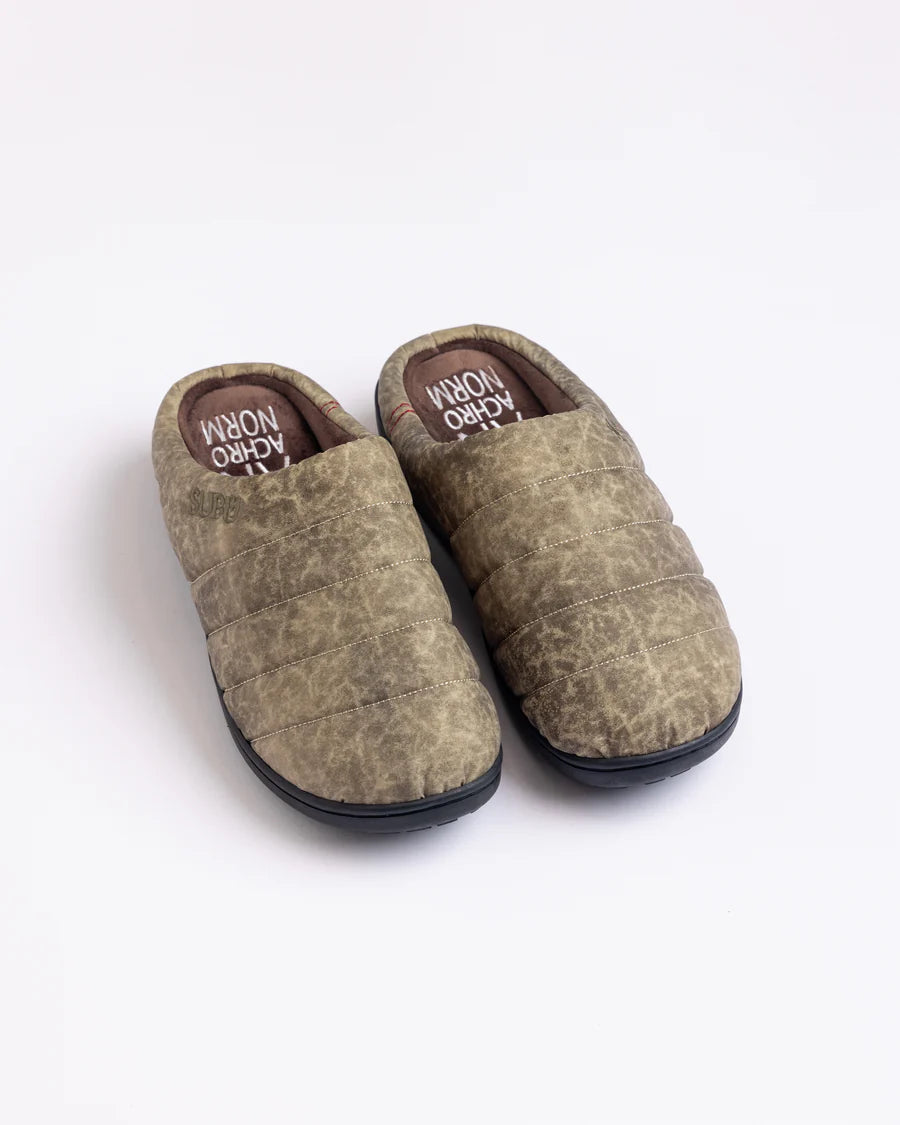 【ANACHRONORM - アナクロノーム】ANSB001 SUBU×ANACHRONORM DIRTPAINT NYLON SANDAL / BWIGE (サンダル/ベージュ)