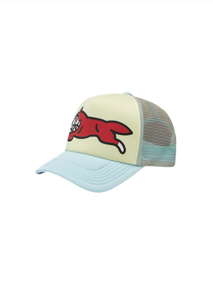 【ICE CREAM - アイスクリーム】 RUNNING DOG TRUCKER CAP / EURU（キャップ/エクリュ)