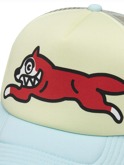 【ICE CREAM - アイスクリーム】 RUNNING DOG TRUCKER CAP / EURU（キャップ/エクリュ)