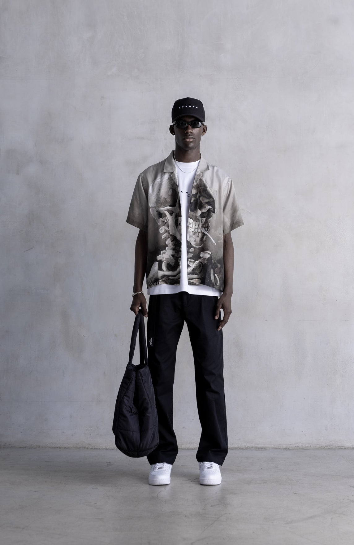 【STAMPD - スタンプド】VAN GOSH CAMP COLOR / SKP (シャツ/スケルトンプリント)