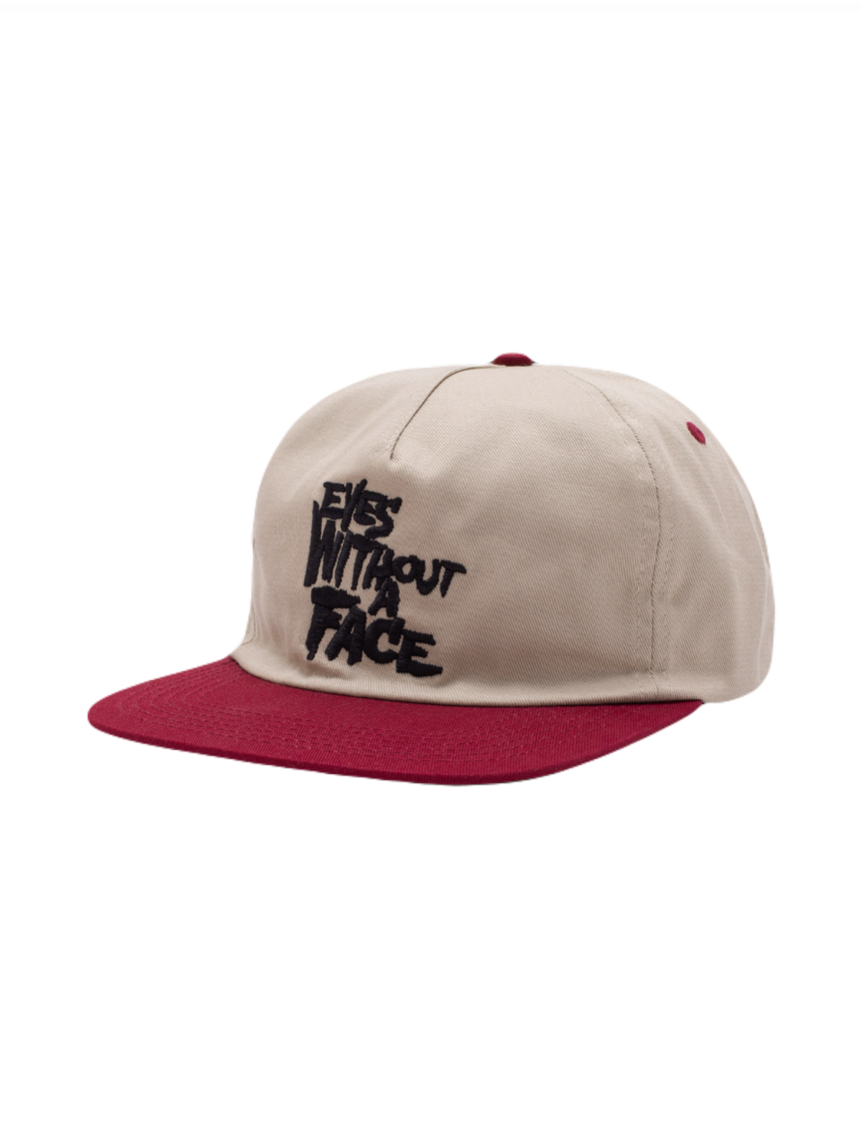 【HOCKEY - ホッケー 】 EYES WITHOUT A FACE HAT / BEIGE/MAROON （キャップ/ベージュ・マルーン)