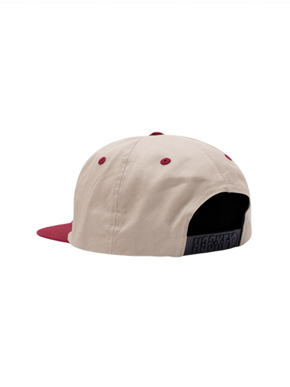 【HOCKEY - ホッケー 】 EYES WITHOUT A FACE HAT / BEIGE/MAROON （キャップ/ベージュ・マルーン)