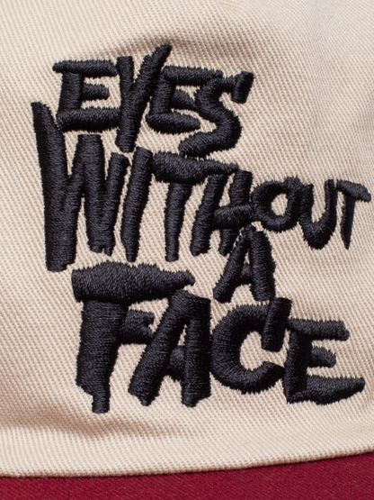 【HOCKEY - ホッケー 】 EYES WITHOUT A FACE HAT / BEIGE/MAROON （キャップ/ベージュ・マルーン)