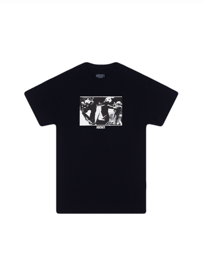 【HOCKEY - ホッケー 】 LIGA TEE / BLACK (Tシャツ/ブラック)