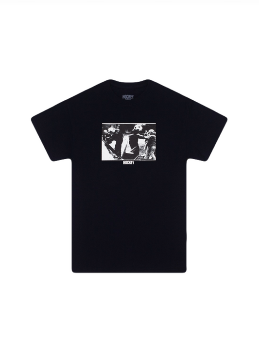 【HOCKEY - ホッケー 】 LIGA TEE / BLACK (Tシャツ/ブラック)