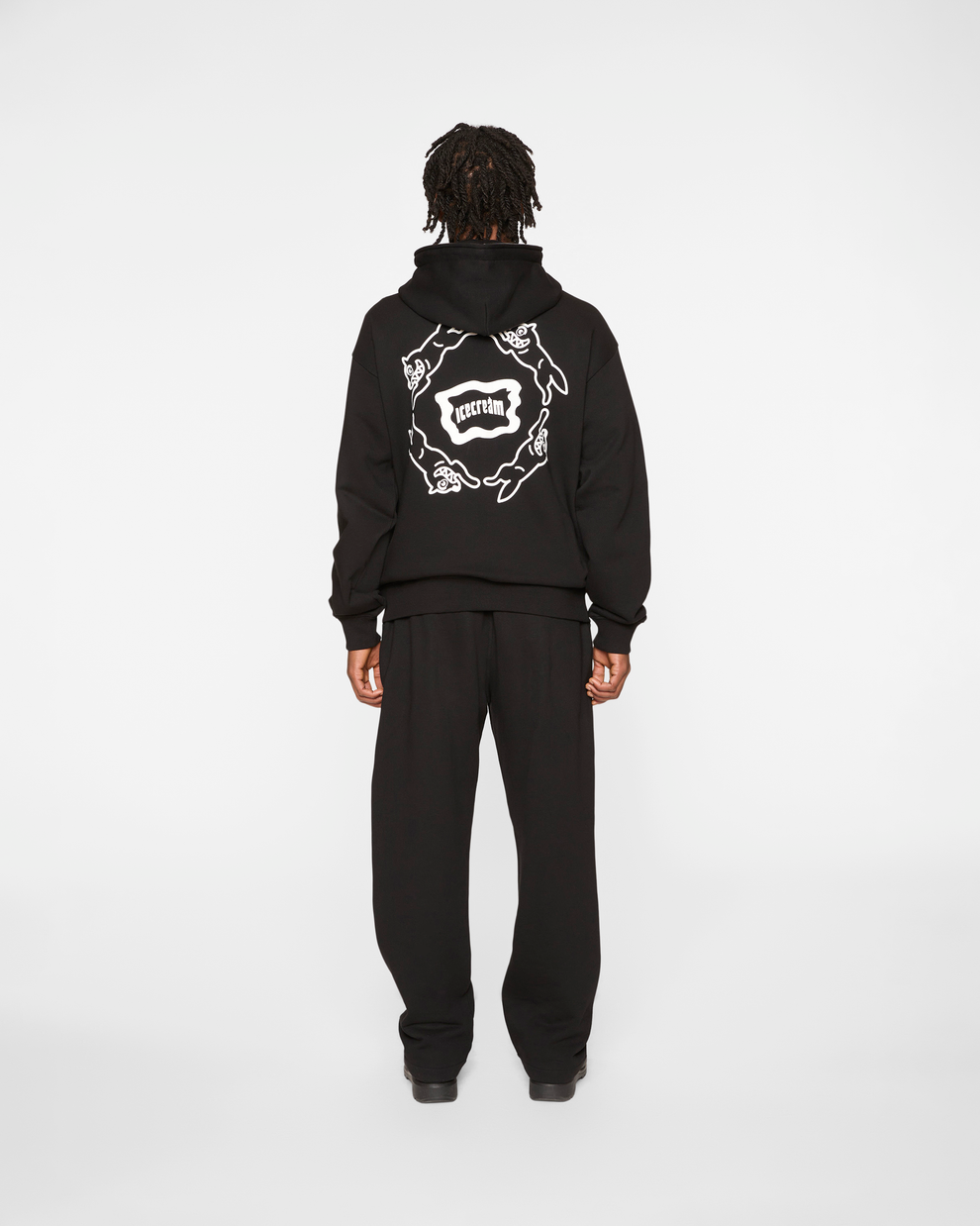 【ICE CREAM - アイスクリーム】LOOP ZIP HOODIE / BLACK (フーディー/ブラック)